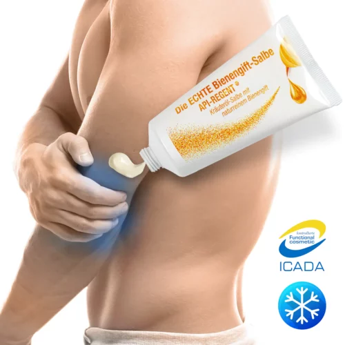 Die Echte Bienengift Salbe Api Regent Icada Logo